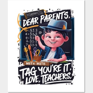 Dear Parents, Tag You're It Love Teachers, For Teacher, Teacher , Back To School , Love Teachers ,Teacher Posters and Art